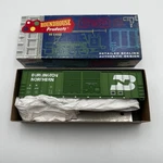 Roundhouse Scale Burlington Northern Bn 50' Double Door Box Car Kit 1994 New. Fixed Price $19.99.