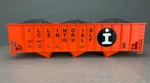 Gauge Lionel Illinois Central Gulf 3-BAY Hopper Icg #2867 Shell Only O0978. Fixed Price $17.38.