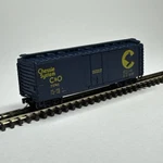 Atlas 3033 N Scale 40 Plug Door Boxcar Chessie System #23745. Fixed Price $20.02.