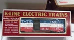 K-line K6453 State Of Maine Bangor & Aroostook Box Car Bar. Fixed Price $35.00.