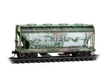 Burlington Northern 2-BAY Covered Hopper Micro-trains Mtl #092 44 620 Scale. Fixed Price $39.25.