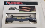 Lionel Trains 6-16611 Santa Fe Operating Log Dump Car, Gauge.. Fixed Price $24.00.