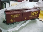 Weaver 3-RAIL Western Pacific 40 Box Car WP46136 Scale Freight. Fixed Price $30.00.