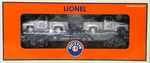 Lionel 6-26389 Flatcar W/2 Pickup Trucks Santa Fe #108477. Fixed Price $55.20.