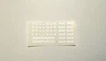 Lionel 6442-42-43 Brown Passenger Silver Water Decals Set Nice Look!. Fixed Price $7.00.