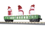 Mth 30-72263 Green Christmas Gondola W/lighted Snowmen Ga Rail #1225. Fixed Price $69.99.