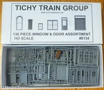 Tichy Train Group #8134 Windows, Doors & Parts Assortment. Fixed Price $27.99.