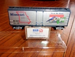 Micro-trains 21373 N-scale Missouri State Boxcar #1821. Fixed Price $15.50.
