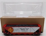 Menards 279-3048 Gauge Santa Fe 4-BAY Hopper Car #67971 Ex/box. Fixed Price $29.99.