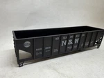 Roundhouse Products Scale 40' Aar Bay Hopper Kitr Norfolk& Western #38876. Fixed Price $14.00.