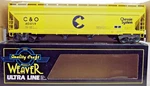Weaver Scale Ultra Line C&o Chessie Centerflow Hopper 3 Rail Nos. Fixed Price $55.00.