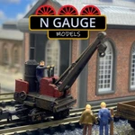 Painted -n Scale Gauge 1:148 Rail Steam Shunting Crane & Figure (bogie 1:160). Fixed Price $21.48.