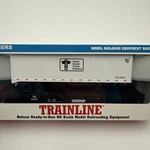 Walthers Ho Scale Norfolk Southern Flatcar #93116 W/ Totem Ocean Trailer In Box. Fixed Price $19.99.