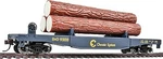Walthers-trainline Dump Car W/3 Logs Chessie/baltimore & Ohio #9300. Fixed Price $21.89.