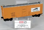 Scale 40' Standard Box Car - American Colloid Company #990 Mtl #02100190. Fixed Price $16.00.