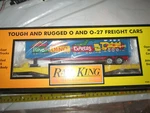 Mth 30-7675 Love Toy Trains Limited Edition Flat Car With Trailer Box.. Fixed Price $45.00.