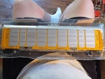 Menards Gold Line O-scale 279-9354 Dttx Corrugated Auto Carrier #3076. Fixed Price $40.99.