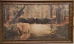 Enrique Serra Rome 1885 Litho Print Ruins Goth Dread Art 35" X 21". Fixed Price $29.99.