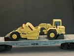 Car: Mth Electric Trains Construction Company Flat Gauge 30-7616. Fixed Price $33.50.
