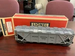 Lionel Scale Pennsylvania Prr Covered Hopper Item 6-6123 Older Repro Box Clean. Fixed Price $44.99.