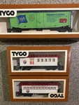 #363B, 373A&B Tyco Ho Scale Pennsylvania/spirit Of 76 Freight Cars Lot Nib. Fixed Price $69.95.