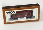 Vintage Tyco Ho Scale Santa Fe Red Caboose A.t.&s.f. 7240 / New. Fixed Price $11.19.