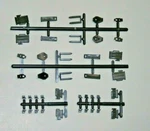 Athearn Ho Scale Piggyback Flat Car Parts Sets - 2 Each. Fixed Price $13.00.