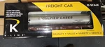 K-line K691-1511 Erie Flat Car #7222 W/ Bulkheads And Linde Tank Load Mib. Fixed Price $49.99.
