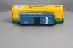 S-helper 00701 Gauge Boston & Maine 40' Steel Rebuilt Boxcar #73001 Ln/box. Fixed Price $32.79.