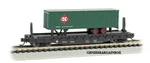 Scale 52.6' B&o Flat Car W/35' Railway Express Piggyback Trailer New 16752. Fixed Price $38.74.
