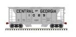 Atlas Scale PS-2 2-BAY Covered Hopper Central Of Georgia #1000 50005897. Fixed Price $23.56.