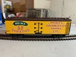 K-line Scale Heinz 57 Varieties Wood Reefer #K742-5201. Fixed Price $85.00.