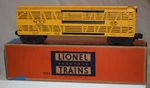 Lionel No. Stock Car New York Central Nyc #63561 Yellow - Gauge In Box. Fixed Price $14.99.