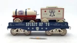 Mccoy 1000-76 Standard Gauge Spirit Of 1976 Flatcar With Load Ex. Fixed Price $29.44.