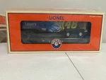 Lionel O-gauge 6-26350 Jimmy Johnson Lowe's Flatcar With Trailer Nib And In Bag. Fixed Price $20.00.