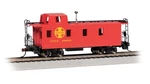 Bachmann Trains - Streamlined Caboose Santa Fe Ho Prototypical Colors. Fixed Price $53.99.