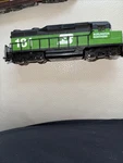 Lionel Ho Scale GP30 Diesel Locomotive Burlington. Northern 181 Lighted 1776. Fixed Price $39.00.