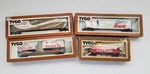Tyco 4 Pieces Train Wagons Broken Boxes. Fixed Price $35.00.