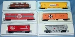 Ahm Gauge Ready To Run Trains Lot 3 Dome Tank Box Cars Reefer Open Hopper. Fixed Price $56.99.