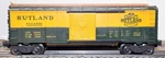 Lionel 6464-300 Rutland Boxcar With Partial Original. Fixed Price $100.00.