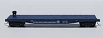 Usaf. Scale. 50' Flat Car Ssd, Fish Belly Sides. Like New. Micro-trains Line.. Fixed Price $27.89.