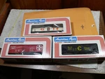 American Flyer 4-9700 4-9200 4-9100 Sante Fe, Gulf, Chessie Cars. Fixed Price $24.95.
