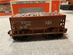 Lionel Electric Trains 6-19321 Bessemer & Lake Erie Ore Car W/load. Fixed Price $15.00.