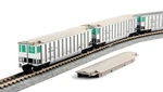Scale Bethgon Protein Gondola 8-CAR Set Sbtx #2 Kato #106-4653. Fixed Price $135.00.