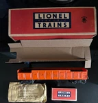 Postwar Lionel 3562-75 Operating Barrel Car With Orig. Boxes Vgc (90% Complete). Fixed Price $279.99.