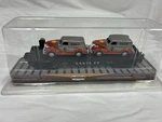 Menards O Gauge Santa Fe Flat Car With Vehicles. Fixed Price $44.50.