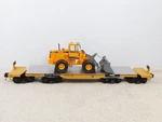 Mth 20-98498 47' Ttx Heavy Duty Flat Car W/volvo L150 Wheel Loader W/bucket. Fixed Price $119.00.