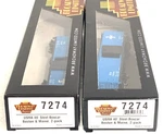 Broadway Limited Imports #7274 Boston & Maine Blue 40' Usra Box Car 2-PACK. Fixed Price $21.89.