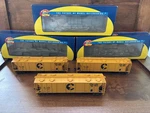 Scale Chessie System Athearn Covered Hopper Cars Set Of 3 New With Boxes. Fixed Price $65.00.