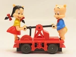 Lionel 6-18434 Operating Porky & Petunia Handcar Nib. Fixed Price $79.99.